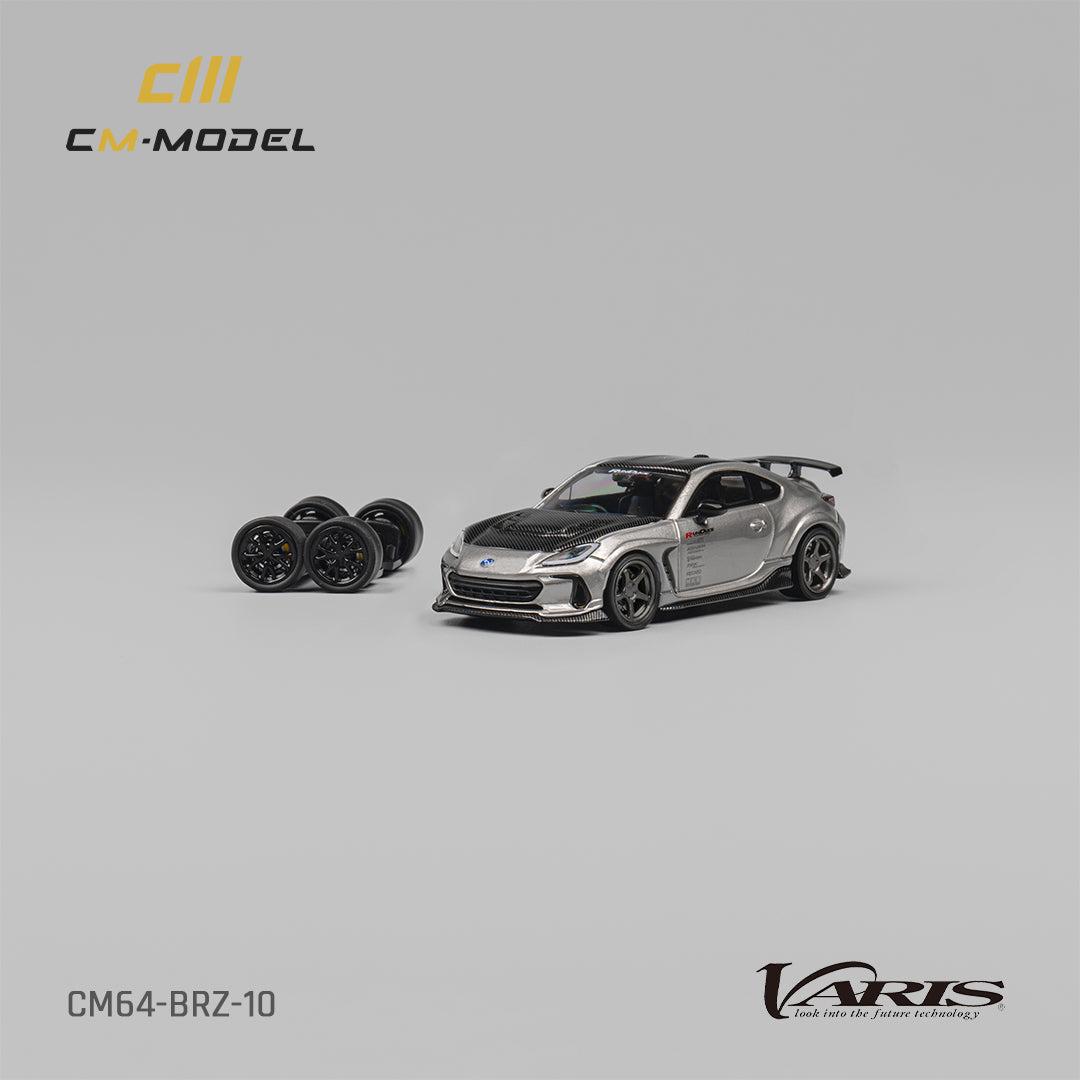 [Preorder] CM Model 1:64 Subaru BRZ Varis Widebody Metallic Gray