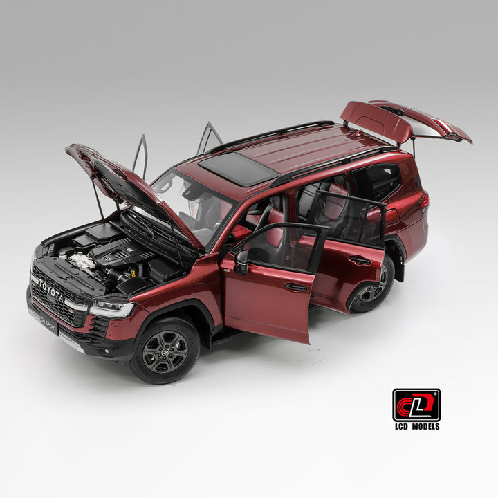 [Preorder] LCD 1:18 Toyota Land Cruiser LC300-GR Sport (4 Colours) LCD18013