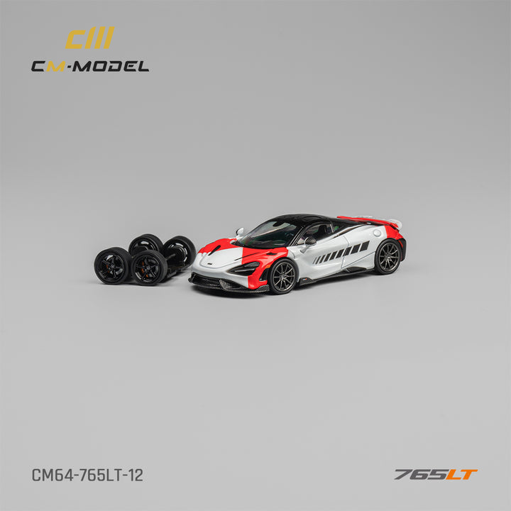 [Preorder] CM Model 1:64 Mclaren 765LT Red/ White