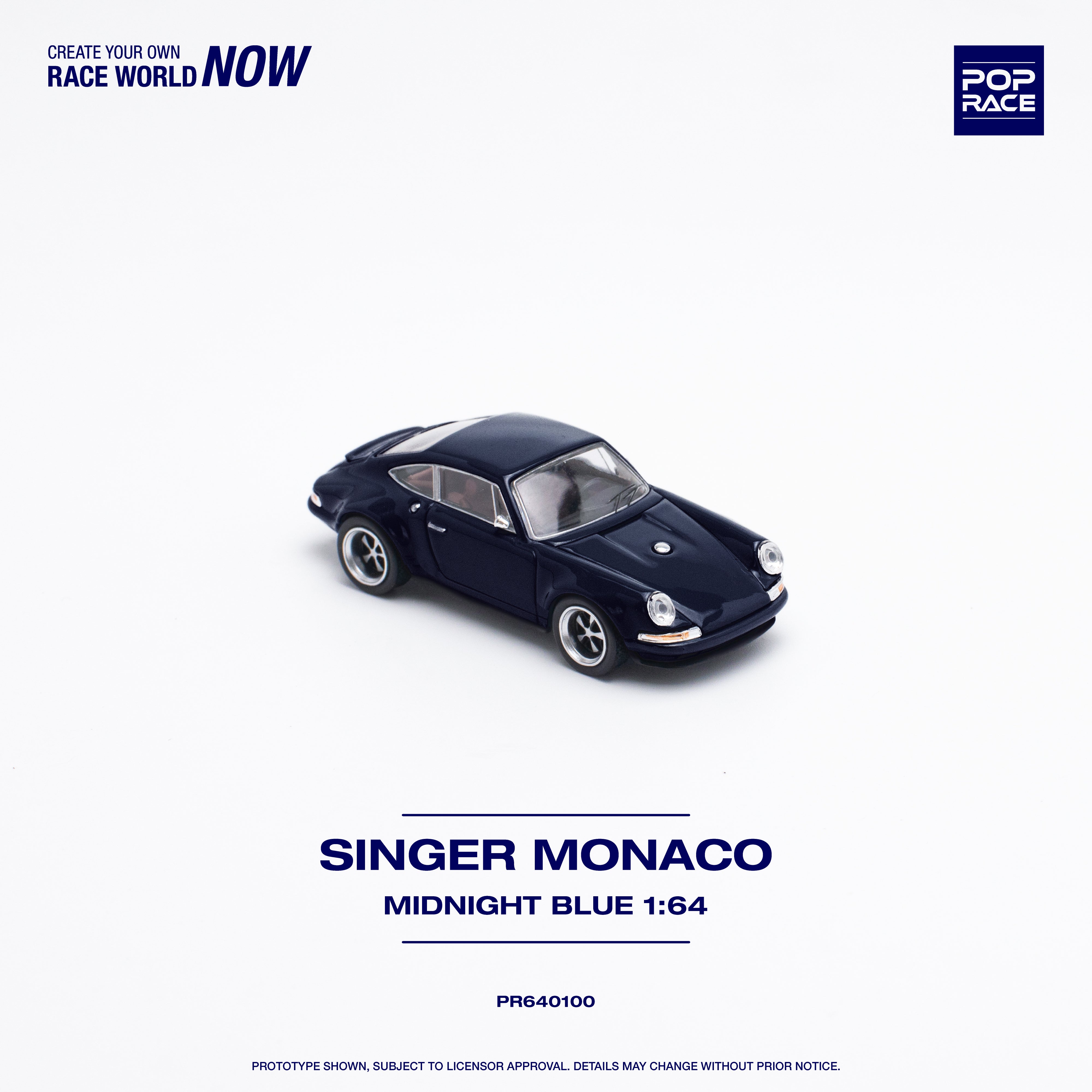 POPRACE 1:64 Porsche SINGER Monaco PR640100 – Horizon Diecast