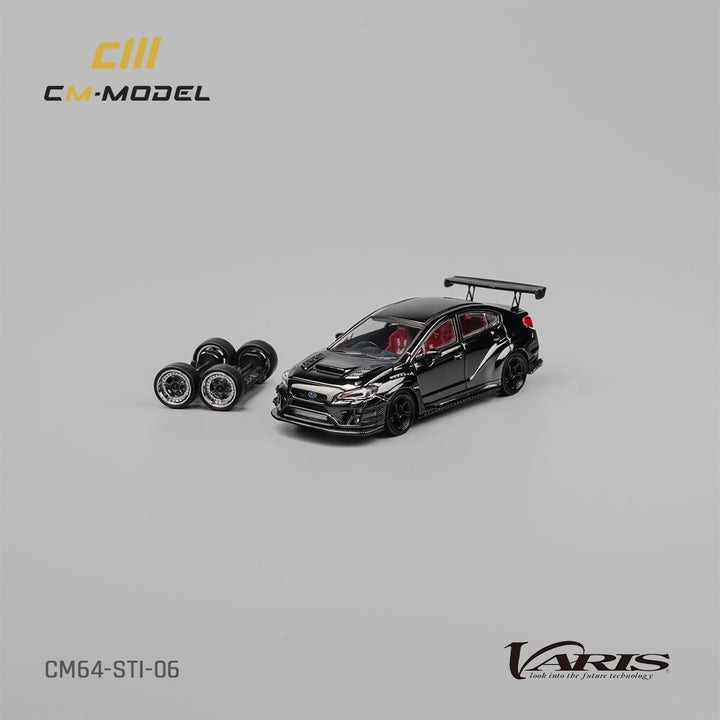 [Preorder] CM Model 1:64 Subaru Varis Wide Body 1.0 Chrome Black