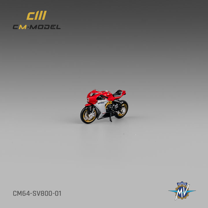 [Preorder] CM Model 1:64 MV Agusta SV800 with showgirl