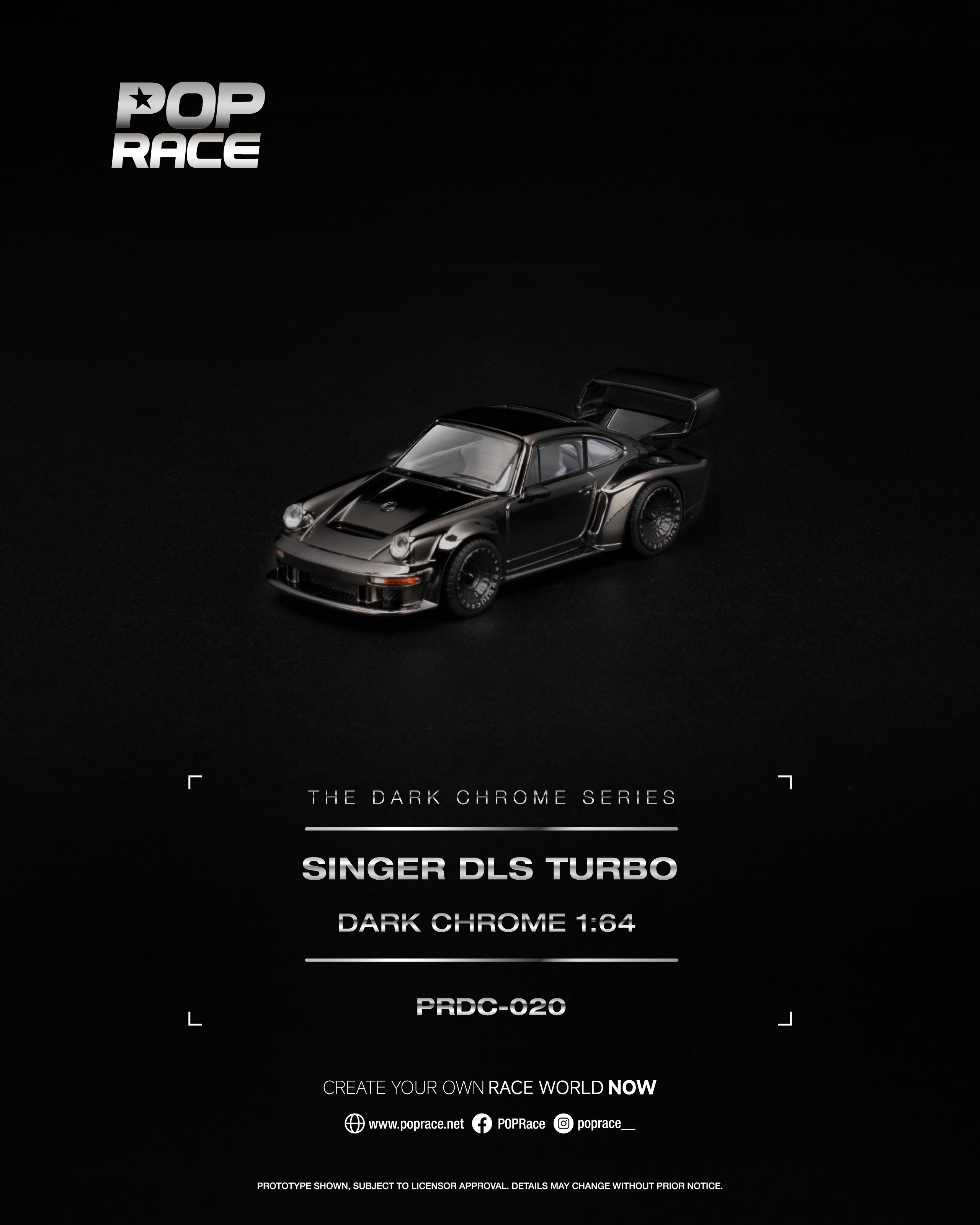 Preorder] POPRACE 1:64 SINGER DLS TURBO PRDC020 – Horizon Diecast