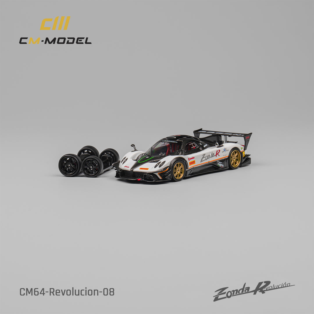 [Preorder] CM Model 1:64 Pagani Zonda Rev (White) CM64-Revolucion-08