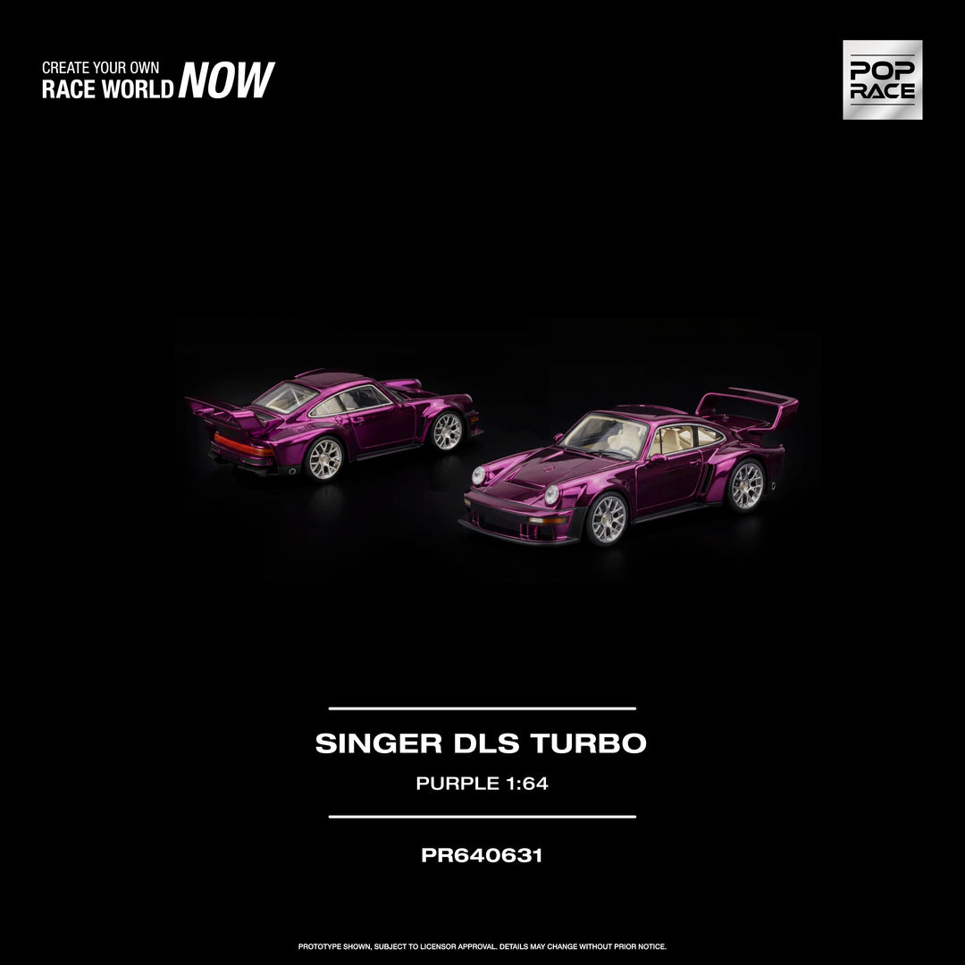 [Preorder] POPRACE 1:64 Porsche SINGER DLS TURBO PURPLE PR640631