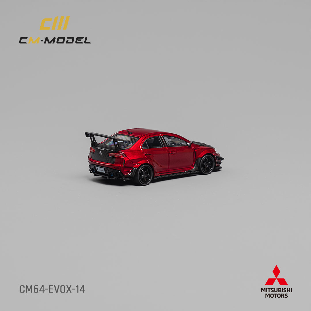 [Preorder] CM Model 1:64 Mitsubishi Lancer Evo X Varis Metallic Red CM64-EVOX-14