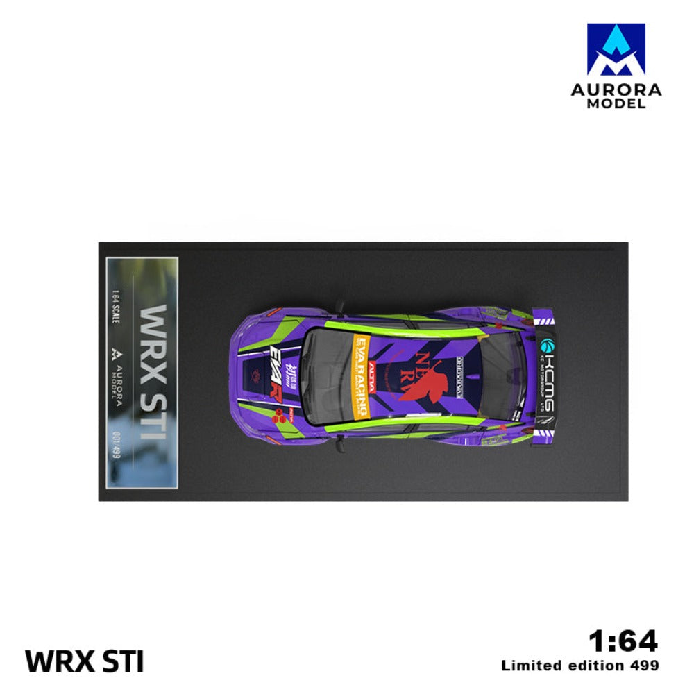 [Preorder] Aurora Model 1:64 Subaru WRX STI - EVA LIVERY PURPLE