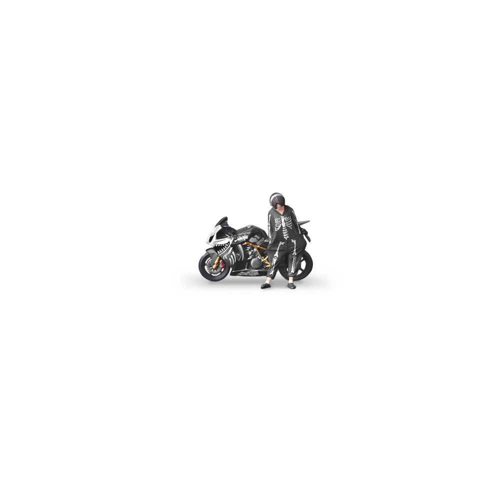 [Preorder] MoreArt 1:64 KTM1190 HUAGU DRAGON MOTORCYCLE DOLL MO222217