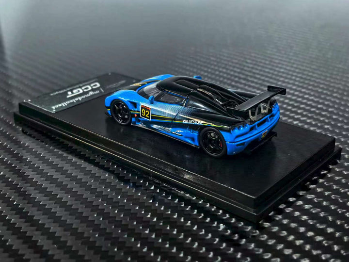 [Preorder] Model Collect 1:64 Koenigsegg ccgt Blue/Carbon Fiber MC640027C