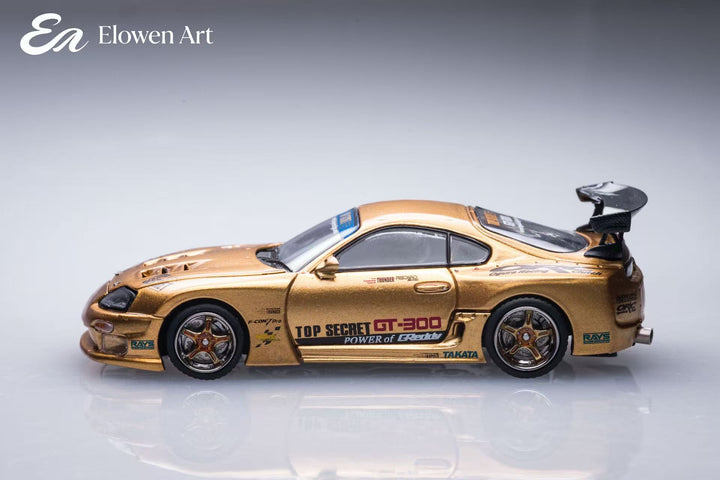 [Preorder] Elowen Art 1:64 Top Secret A80 Supra MK4 Gold
