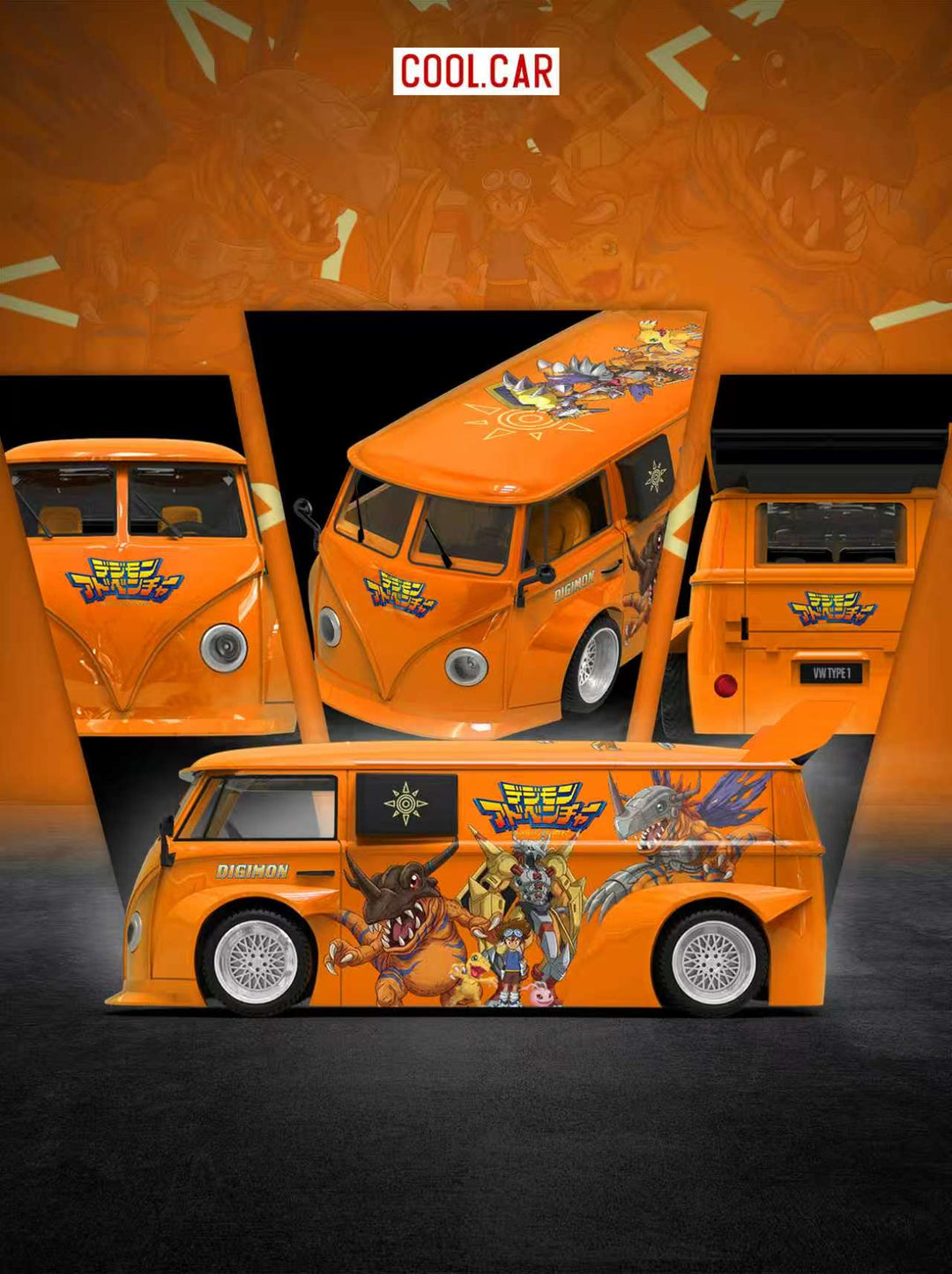 [Preorder] Cool Car 1:64 Volkswagen TI PICKUP Digimon CC642956