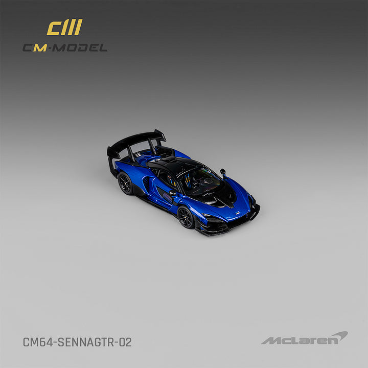 [Preorder] CM Model 1:64 McLaren Senna GTR Metallic Blue