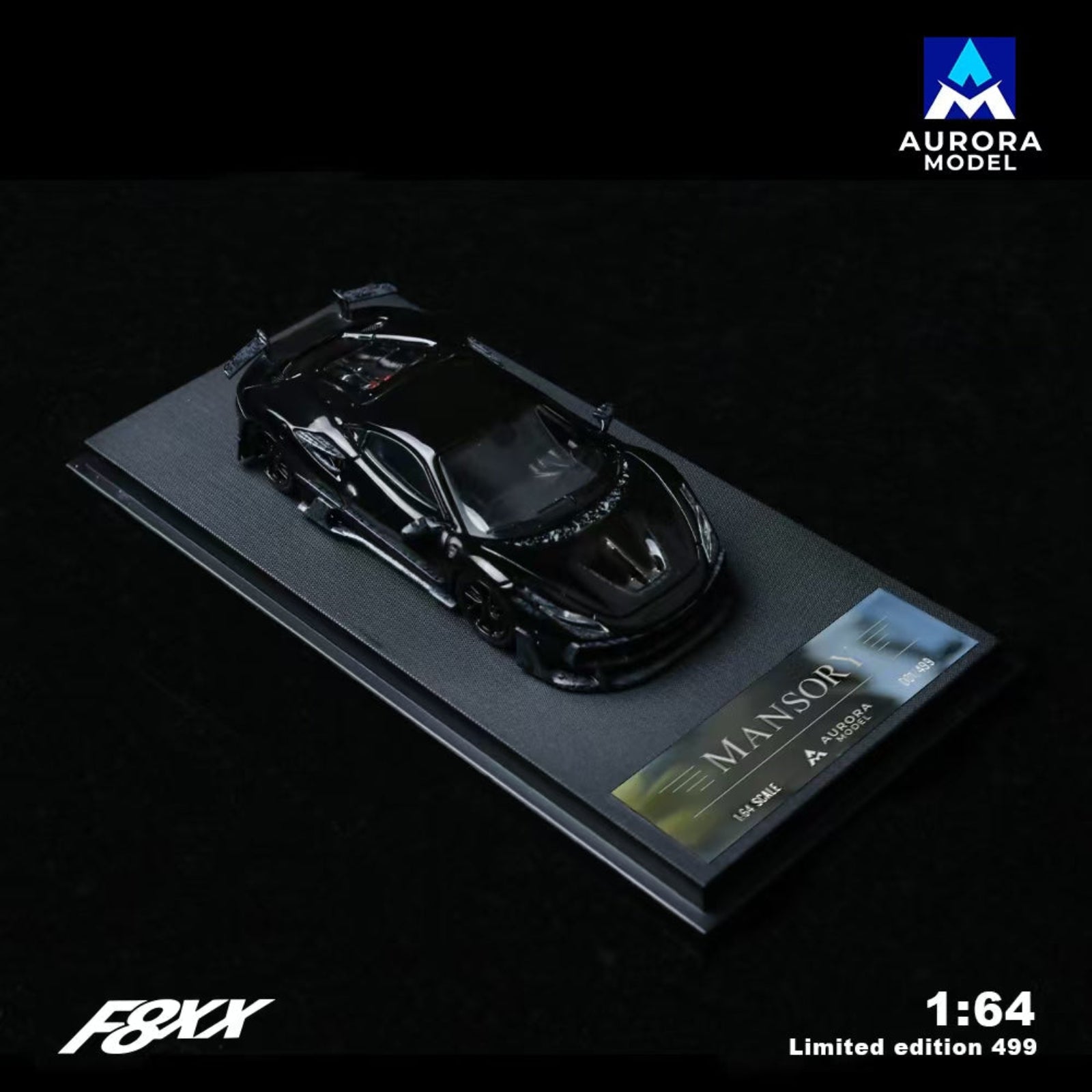 1/64 フェラーリ F8XX マンスリー Unboxing Aurora Model 1:64 Mansory F8XX - Advan Livery