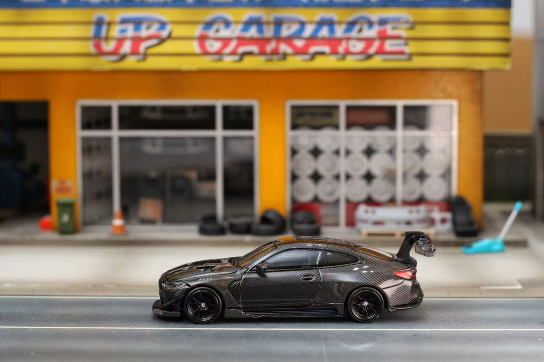 [Preorder] Street Weapon 1:64 Flossmann Full Widebody Kit BMW G82 M4 Black Full Carbon TMCS Malaysia Exhibition Edition