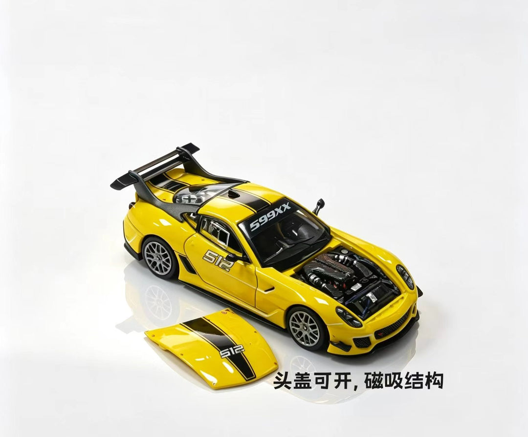 [Preorder] Rhino Model 1:64 Ferrari 599XX EVO (with opening engine hood) (3 Colours)