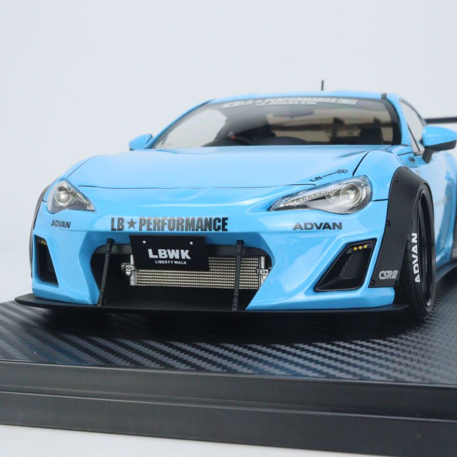 Ignition Model 1:18 LB nation 86 WORKS Full Complete ver.1 Light Blue ...