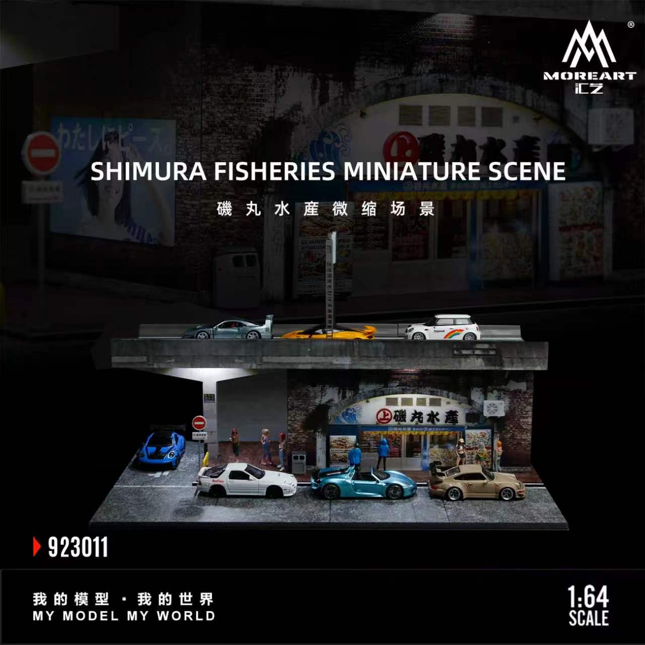 Preorder] MoreArt 1:64 SHIMURA FISHERIES MINIATURE SCENE MO923011