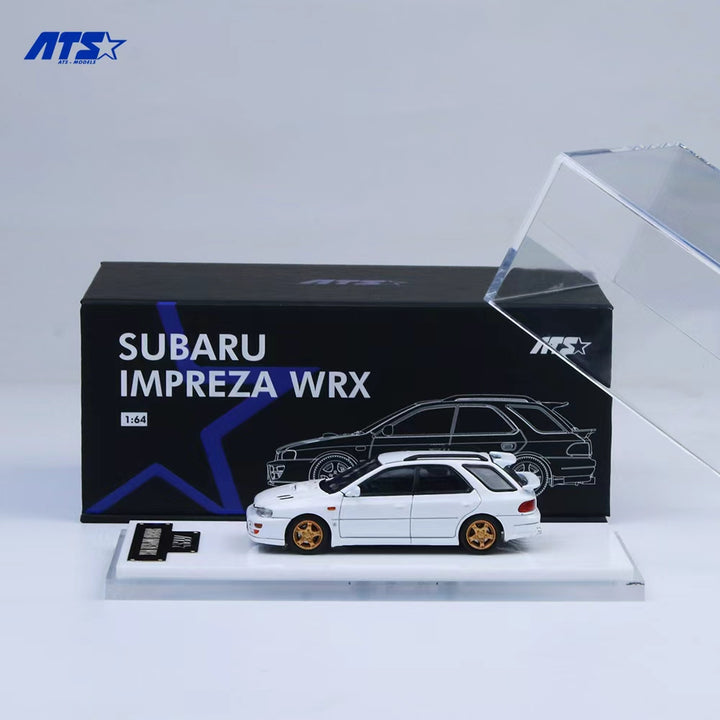 [Preorder] ATS Model 1:64 Subaru IMPREZA WRX White ATS881503