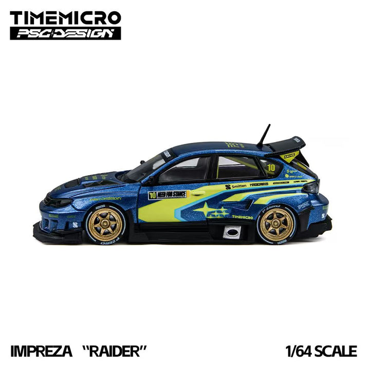 [Preorder] TimeMicro × PSC DESIGN 1:64 Subaru R34 "SMILODON" × IMPREZA "RAIDER" TM648404/TM648304