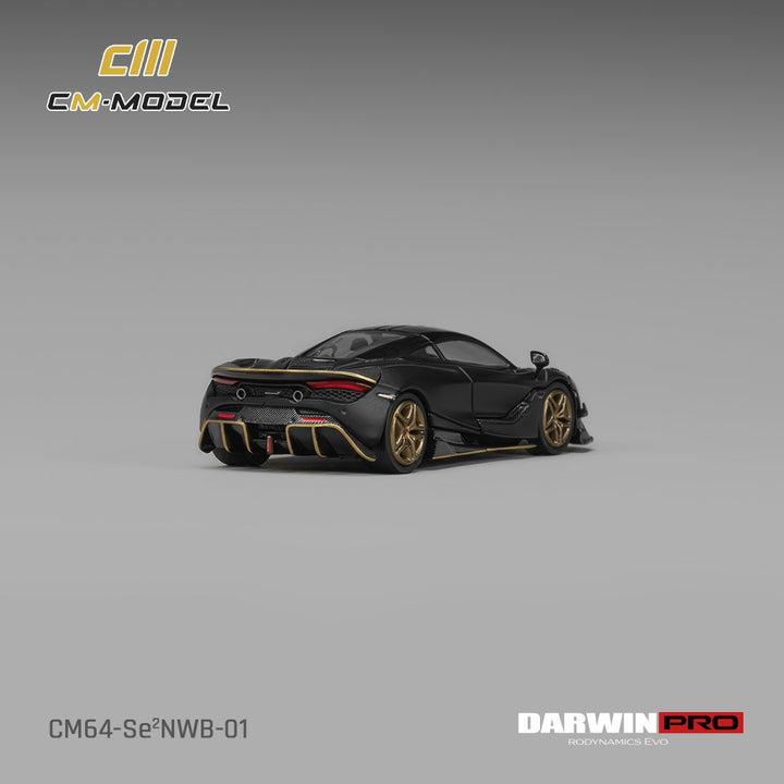 [Preorder] CM Model 1:64 DarwinPRO 720SE²NWB Matt Black CM64-Se²NWB-01