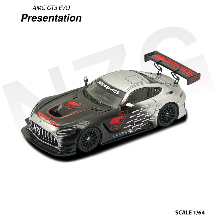 [Preorder] KILO works 1:64 Mercedes AMG GT3 EVO II Presentation black 114600005