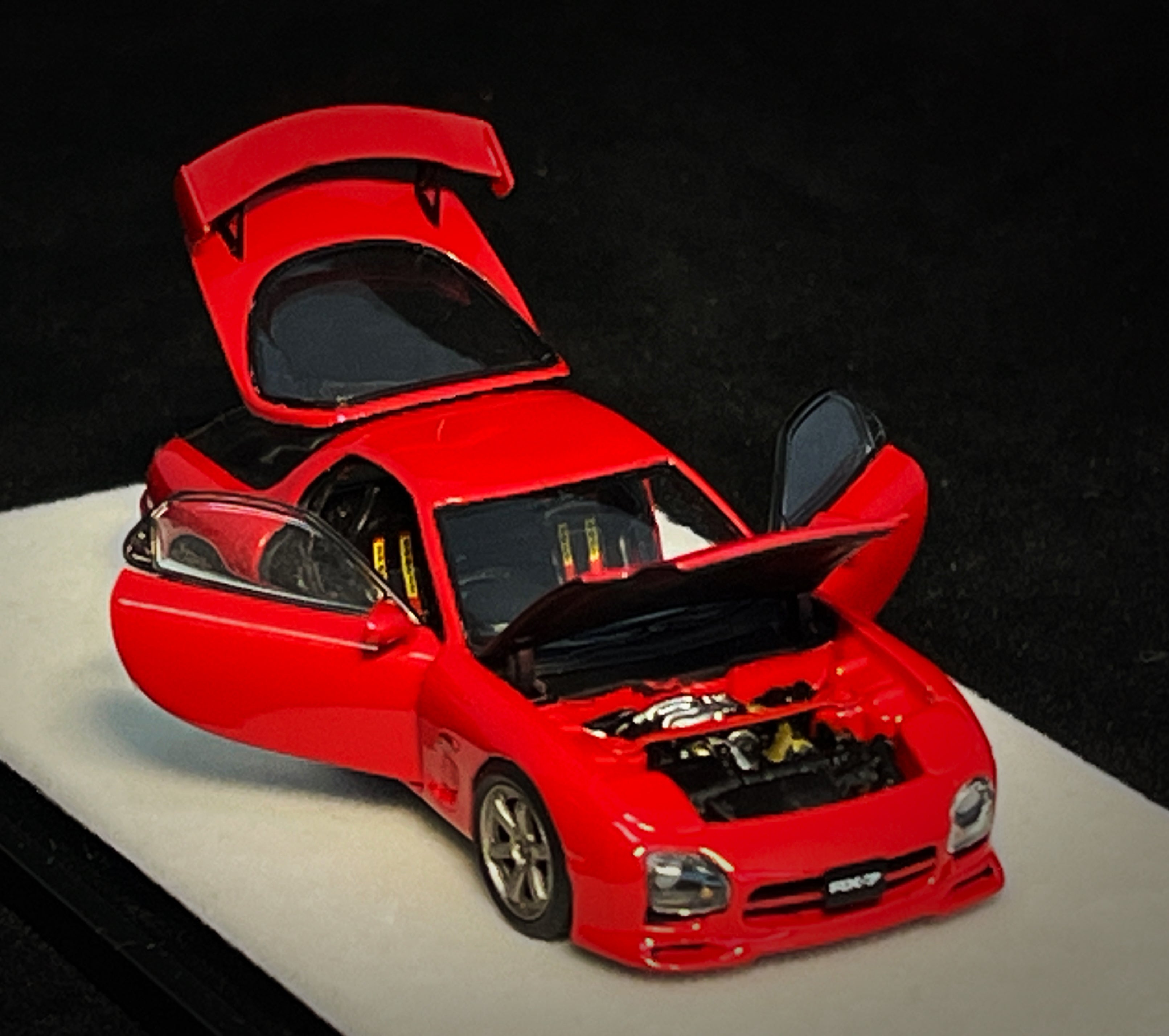 PGM 1/64 マツダ RX-7 レッド Preorder] PGM 1:64 Mazda RX7 Red Color (2 Versions