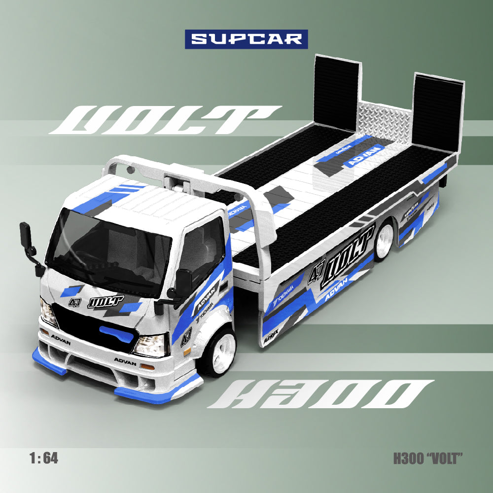 [Preorder] SUPCAR 1:64 ADVAN“VOLT” H300 Blue&amp;White Livery SC647237