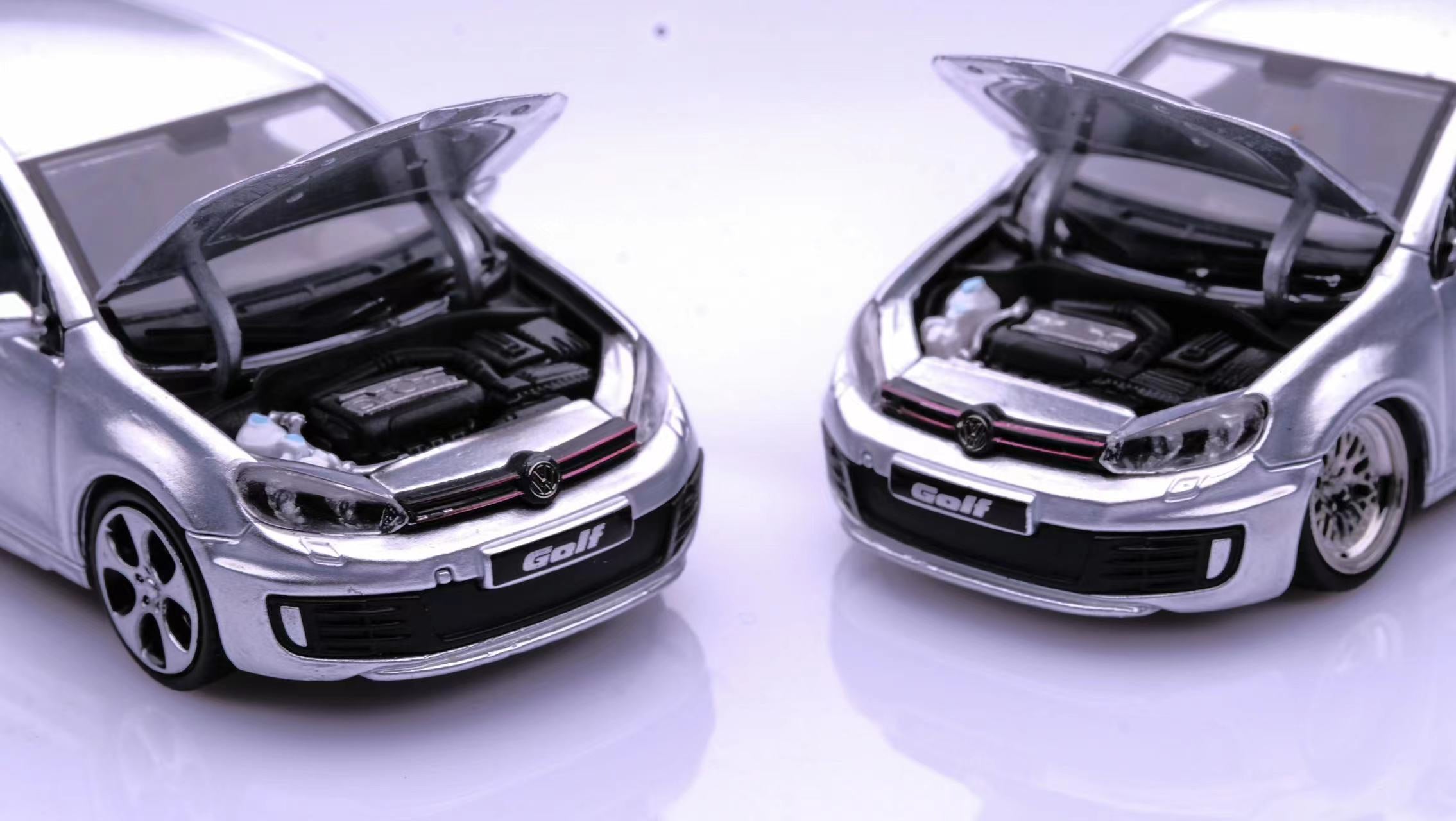 Maxwell Model 1:64 Volkswagen Golf GTI MK6 Silver – Horizon Diecast