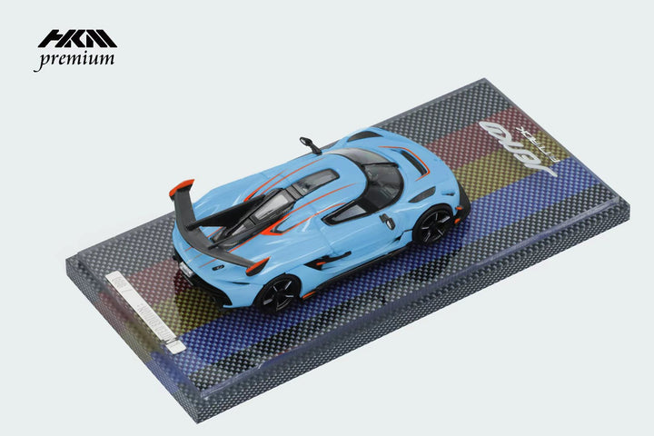 [Preorder] HKM Premium 1:64 Koenigsegg Jesko Attack - Sky Blue (2 Versions)