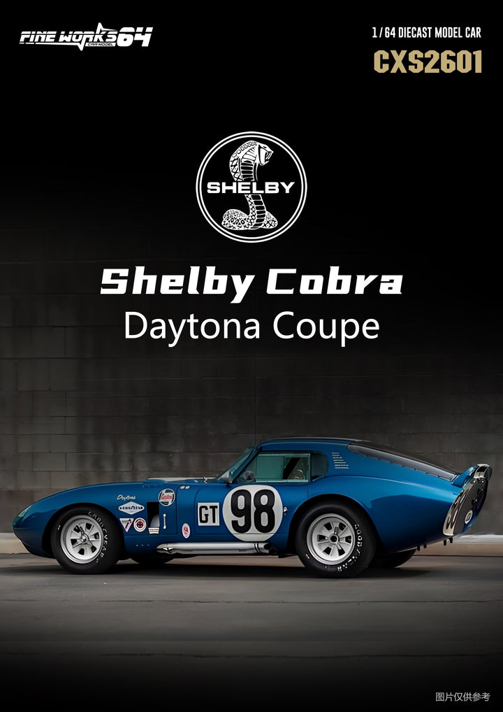 [Preorder] Fine Works64 1:64 Shelby Cobra Daytona Coupe (3 Colours)