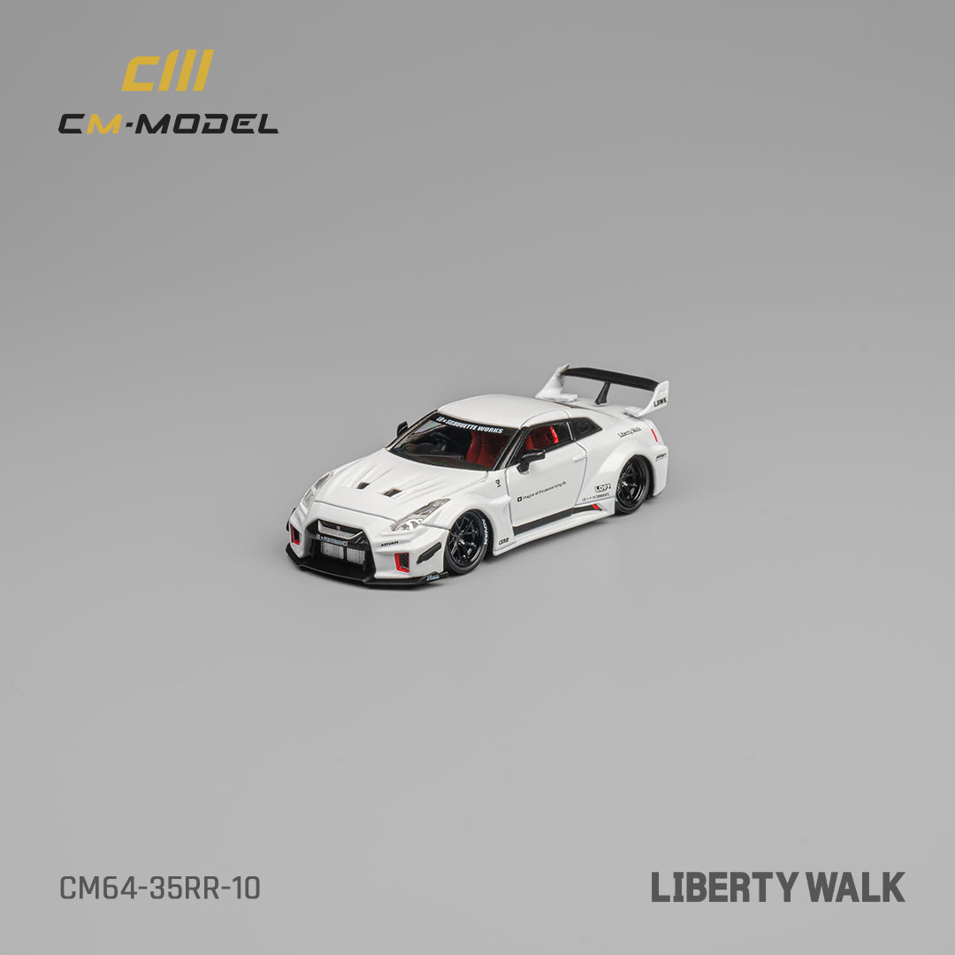CM Model 1:64 Nissan LBWK Super Silhouette GT35RR White – Horizon