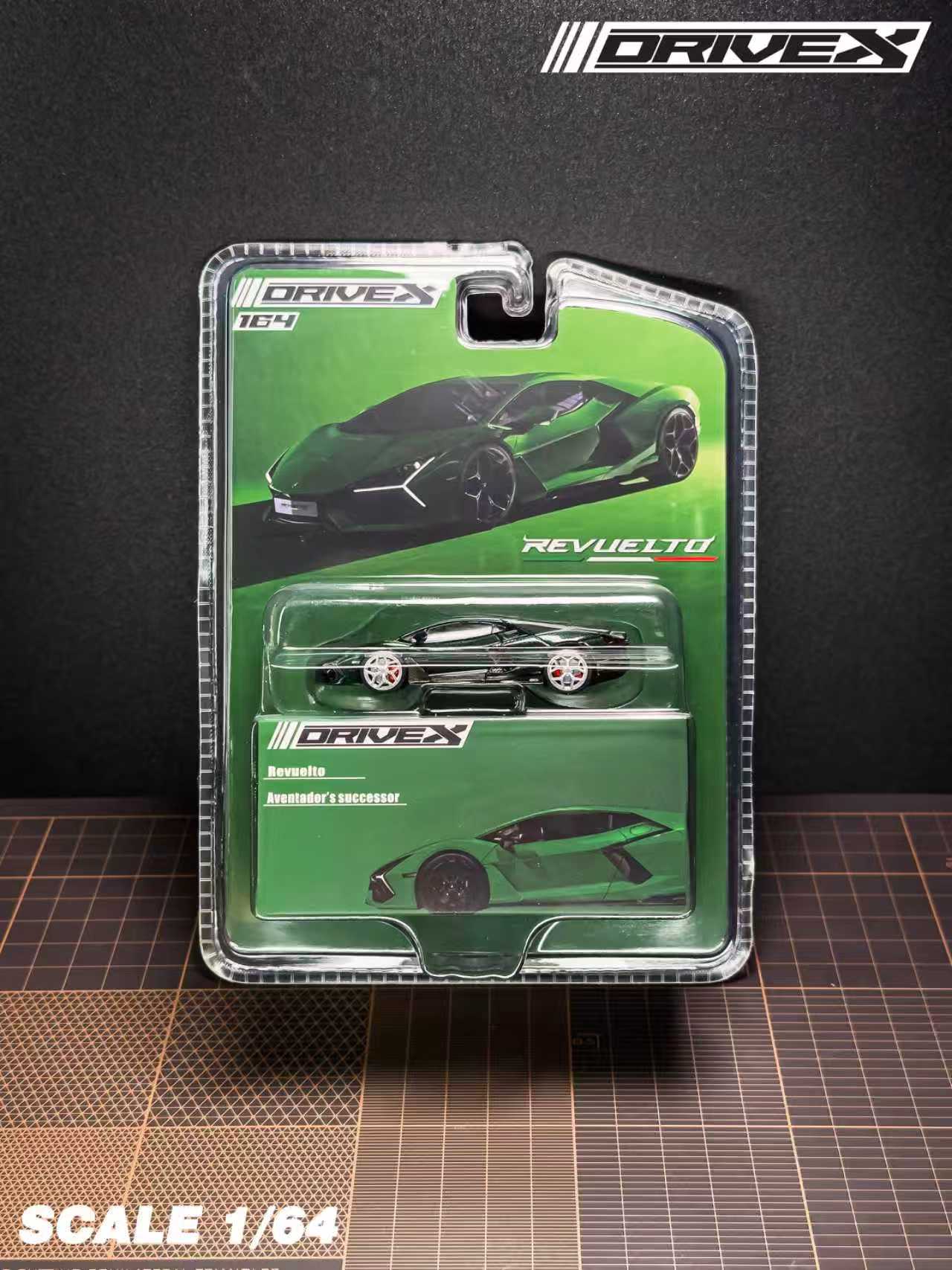 Preorder] Drive X 1:64 Lamborghini Revuelto Hanging Card Board (7