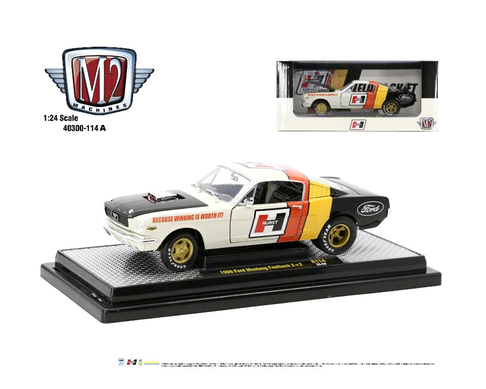 Preorder] M2 Machines 1:24 1966 Ford Mustang fastback 2+2 Hurst