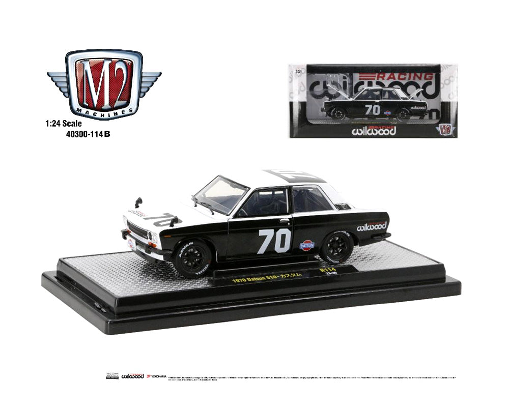 M2 Machines 1:24 1970 Datsun 510 Wilwood Racing