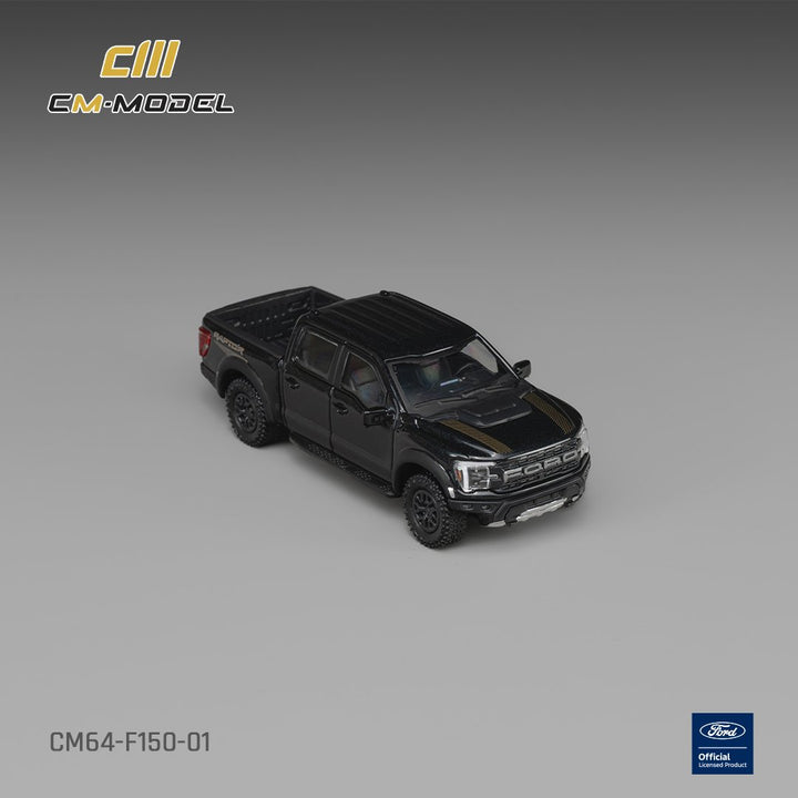 [Preorder] CM Model 1:64 Ford F‑150 Raptor Agate Black Metallic CM64‑F150‑01
