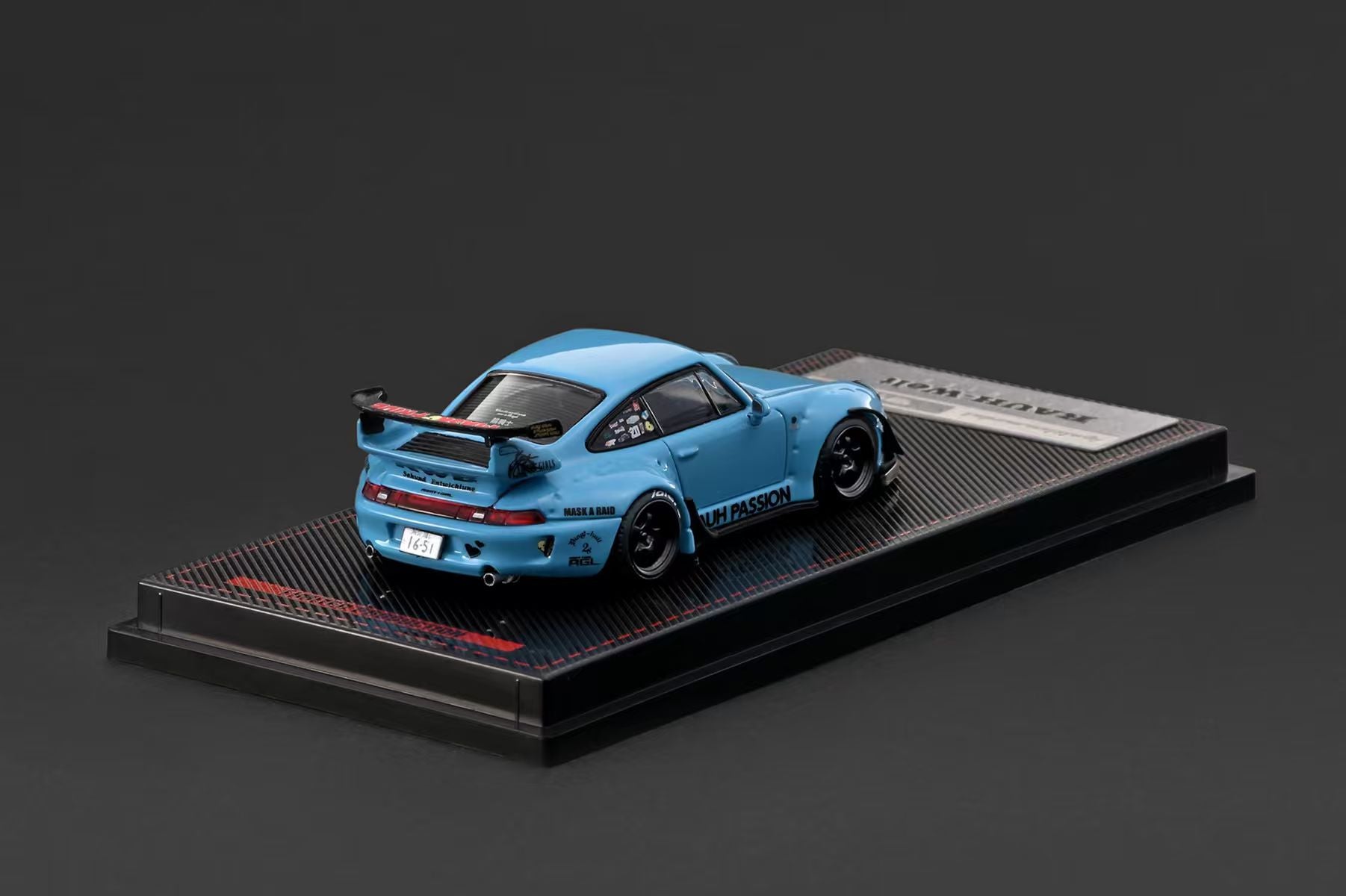 Preorder] Ignition Model 1:64 Porsche RWB 993 Light Blue IG4211