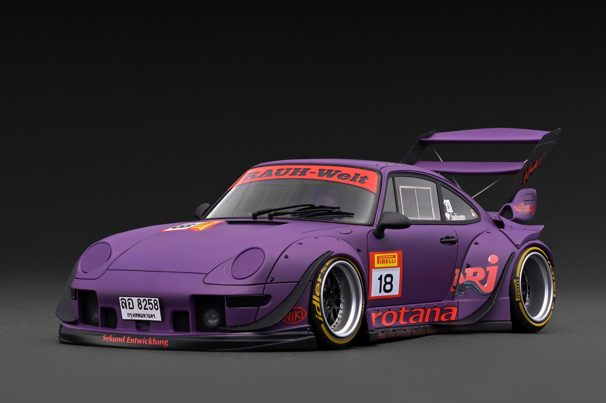 Preorder] Ignition Model 1:18 RWB 993 Matte Purple With Mr. Nakai