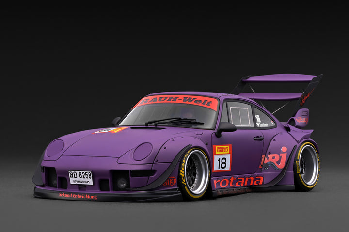 [Preorder] Ignition Model 1:18 RWB 993 Matte Purple With Mr. Nakai IG4042