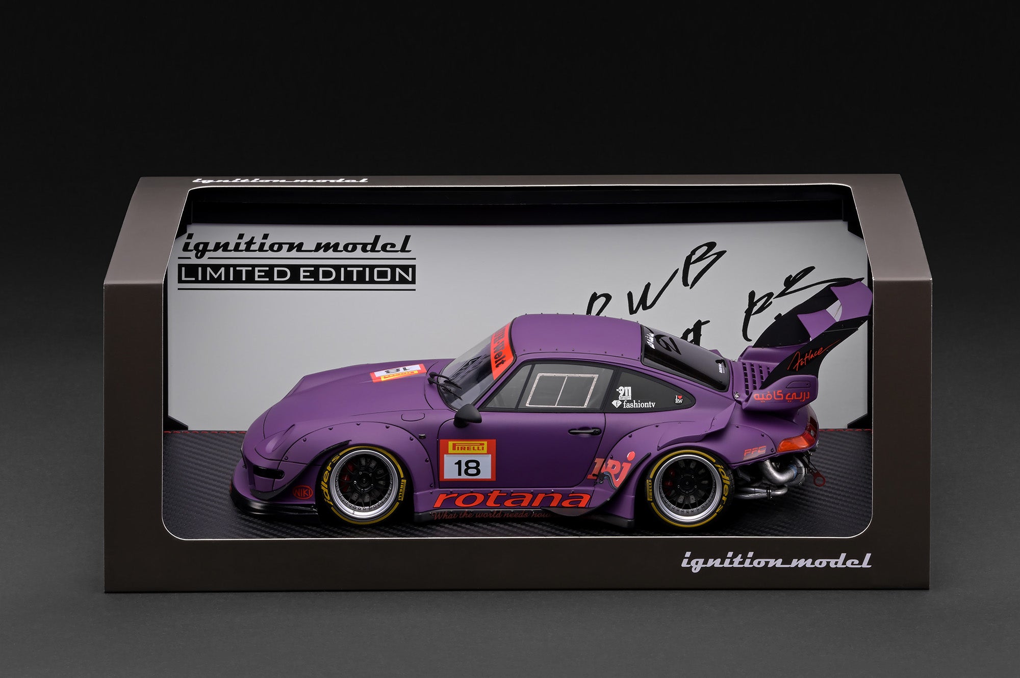 Toyosan 専用 RWB930 イグニション1/18 パープル イグニッションモデル 1/18 RWB 930 パープル/WORKマイスターS1タイプ