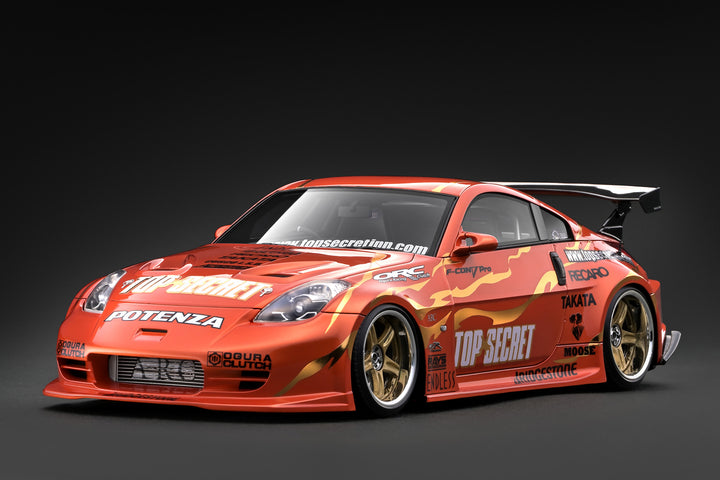 [Preorder] Ignition Model 1:18 Top Secret Fairlady Z (Z33) Orange Metallic IG4050