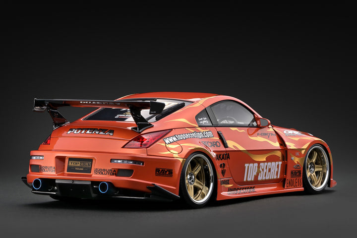 [Preorder] Ignition Model 1:18 Top Secret Fairlady Z (Z33) Orange Metallic IG4050