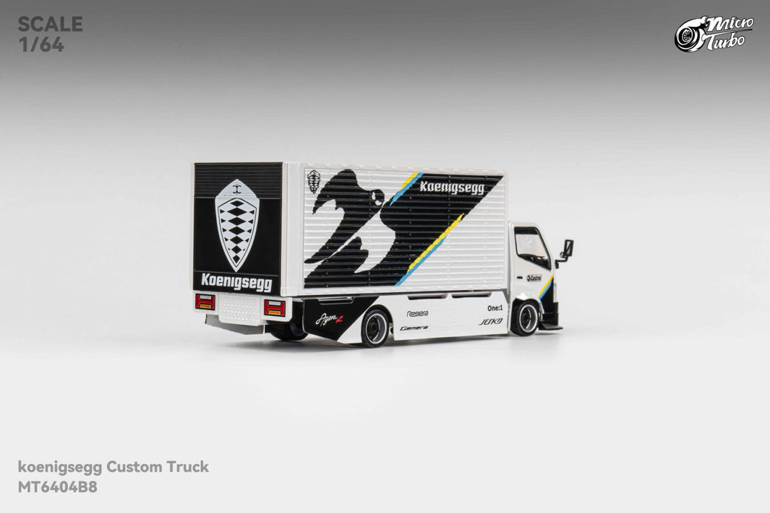 Microturbo 1:64 Koenigsegg Gull Wing Gate Custom Truck MT6404B8