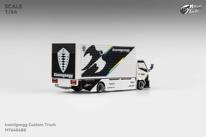 Microturbo 1:64 Koenigsegg Gull Wing Gate Custom Truck MT6404B8