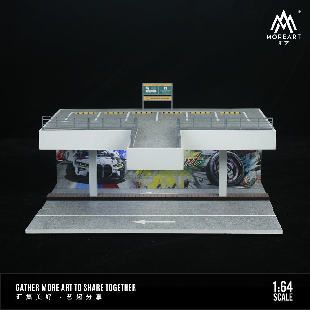 [Preorder] MoreArt 1:64 Double Layered Fence Outdoor Parking lot