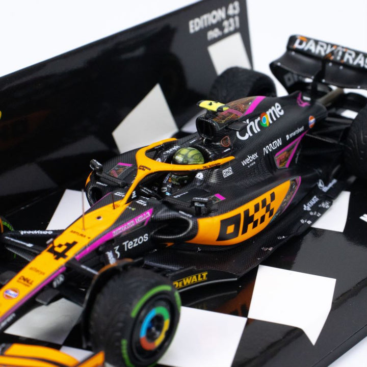 MINICHAMPS 1:43 MCLAREN F1 TEAM MCL36 – LANDO NORRIS – SINGAPORE GP 2022