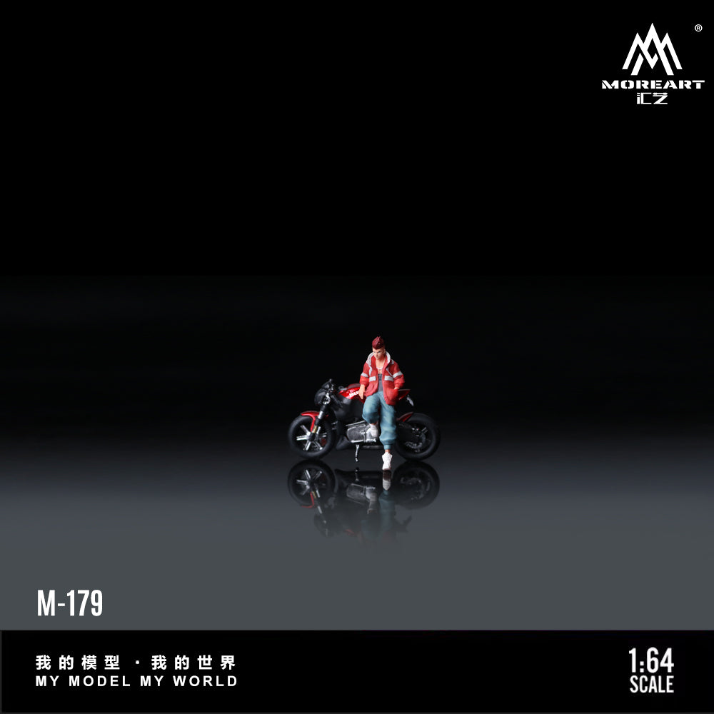[Preorder] MoreArt 1:64 BUELL XB12S  RED MOTORCYCLE DOLL MO222179