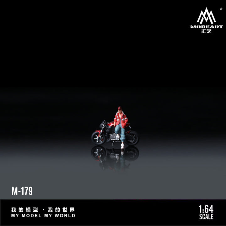 [Preorder] MoreArt 1:64 BUELL XB12S  RED MOTORCYCLE DOLL MO222179