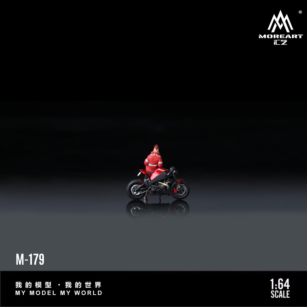 [Preorder] MoreArt 1:64 BUELL XB12S  RED MOTORCYCLE DOLL MO222179