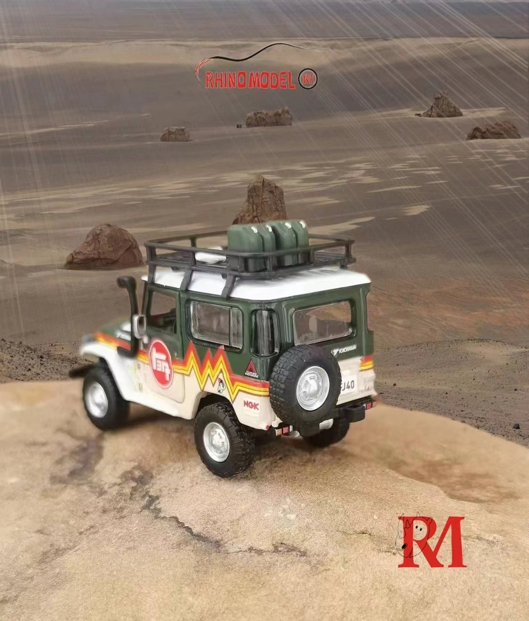 Rhino Model 1:64 Toyota Land Cruiser FJ40 – Horizon Diecast