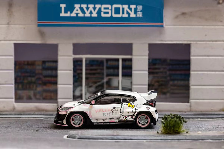 [Preorder] Fuji 1:64 Toyota GR Yaris Pandem Rocket Bunny wide body modification hot hatch (3 Versions)